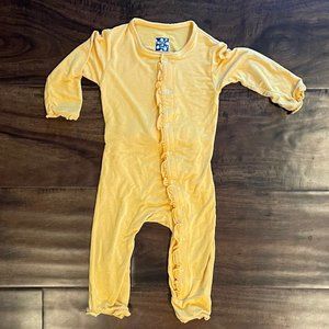Kickee Pants Muffin Ruffle Coverall with Snaps (6-9m)